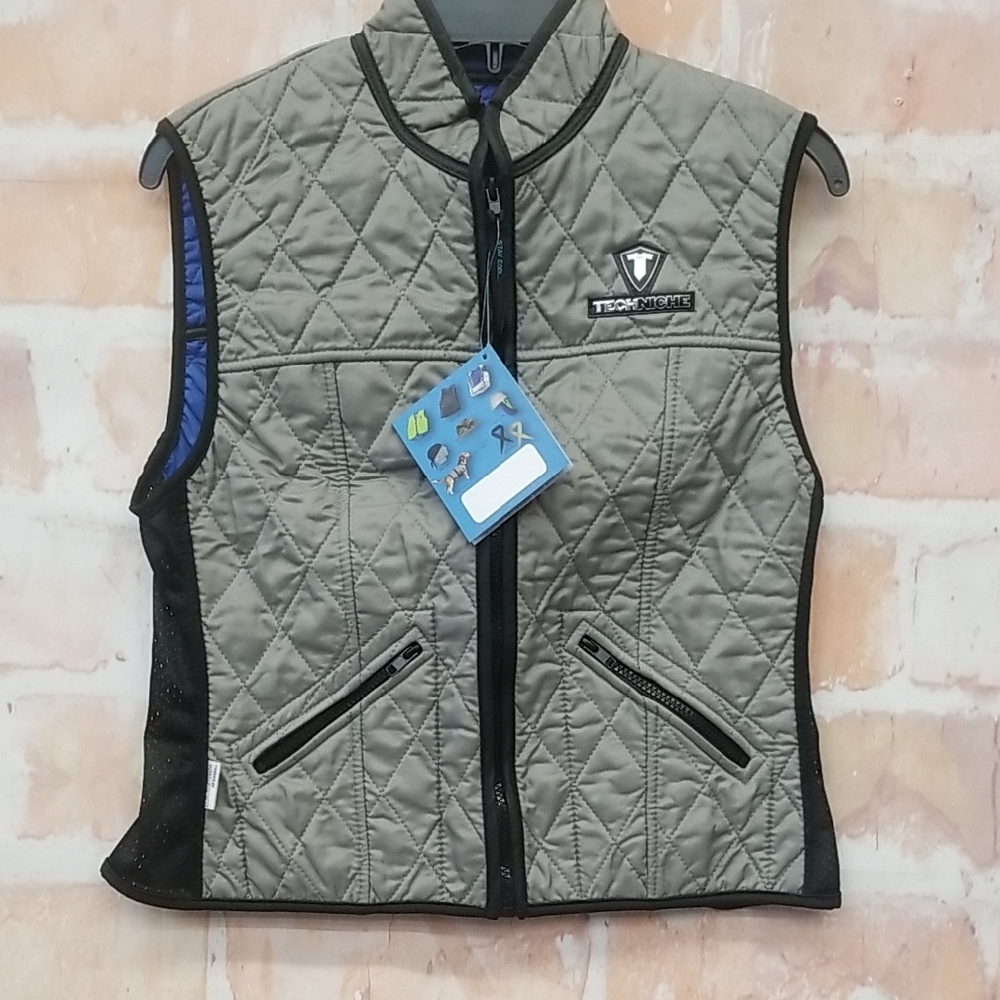 Women's Deluxe Sport Vest - Black and Gray